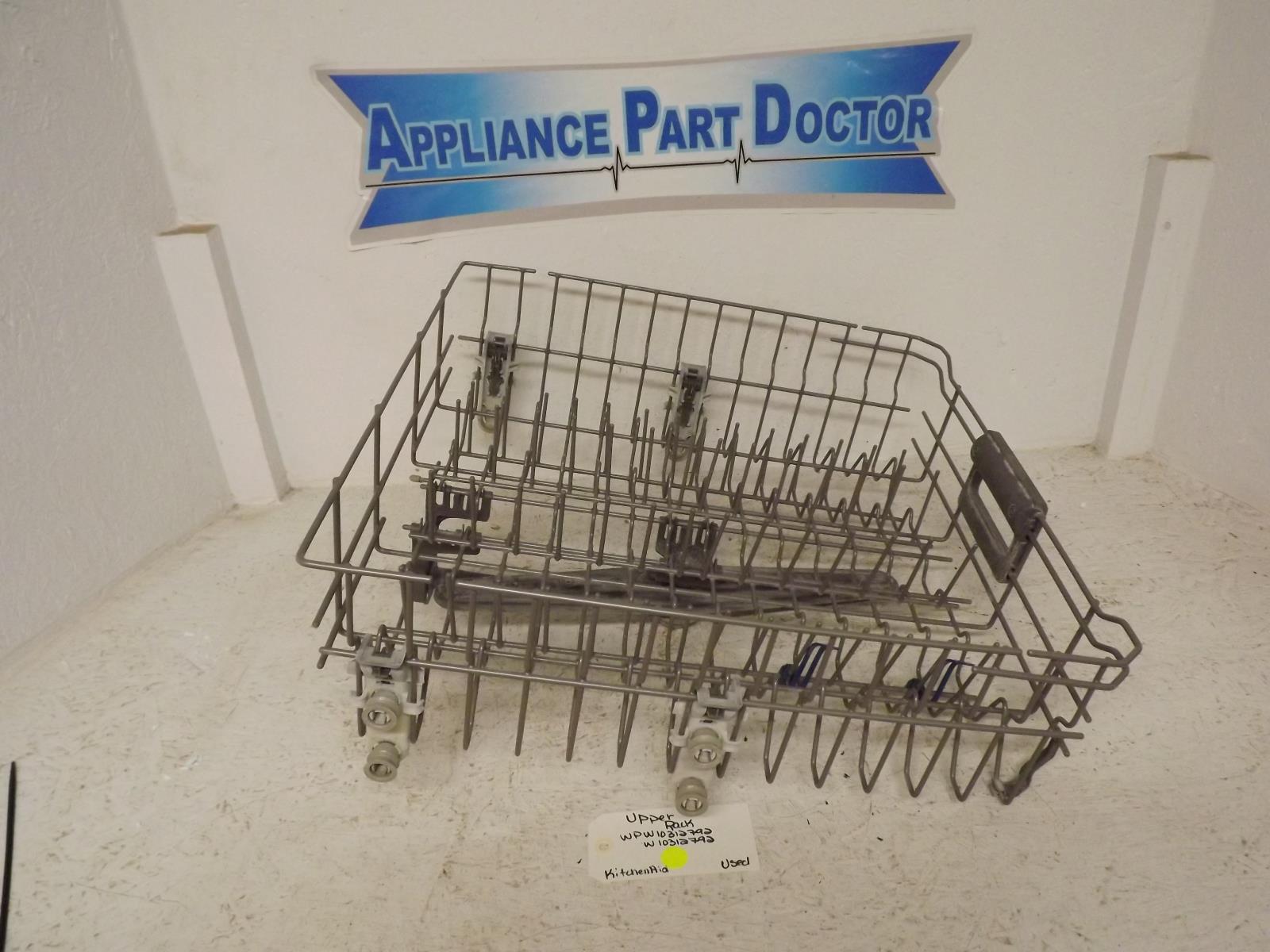 KitchenAid Dishwasher WPW10312792 W10312792 Upper Rack Used KitchenAid Dishwasher WPW10312792 W10312792 Upper Rack Used